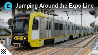 4K  LA Metro: Jumping Around the Expo Line (P3010s Galore)