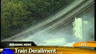 Ohio freight train derails, causing fiery blast