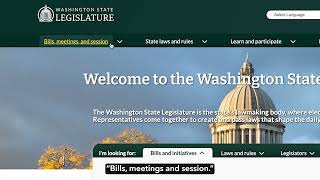 Navigating the Legislative Website (2024 with captions)