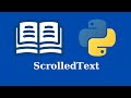 Scrolled Text widget - Python Tkinter