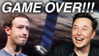GAME OVER! Elon Musk DESTROYS Facebook’s Satellite!