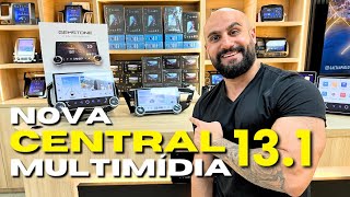 NOVA CENTRAL MULTIMÍDIA COM TELA DE 13.1 POLEGADAS | REI DAS MULTIMÍDIAS