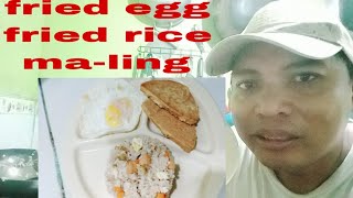 fried rice with maling and fried egg @jeffacangtv9244