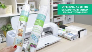 Cricut - Diferencia entre Cinta de Transferencia Regular y StrongGrip