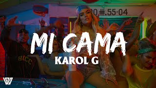 Karol G - Mi Cama (Letra/Lyrics)