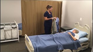 Colorado CNA | Skill 9 | Dresses Client with Affected (Weak) Right Arm