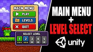 Create a Main Menu & Level Selection Screen (Unity UI Tutorial)