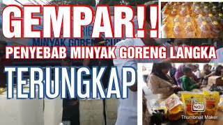 Penyebab Minyak Goreng Langka Terungkap Indonesia Gempar