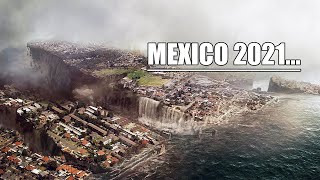 When God is angry! Footage of a terrifying storm hitting Mexico!