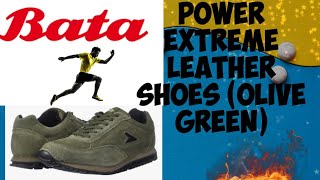 Unboxing | BATA  POWER Extreme Leather Olive Green Men Shoes |