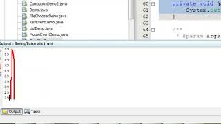 Bài 18 Java Swing ScrollBar