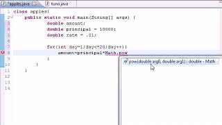 Java Programming Tutorial 23 (Compound Interest Program) YouTube