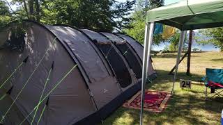 Carpa klimber pro patagonia, camping, lago calafquen