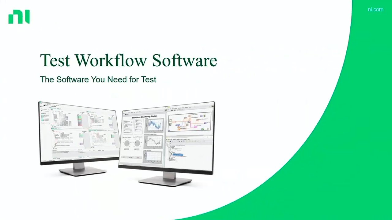 Ni Test Workflow Software For Research Validation And Production Test