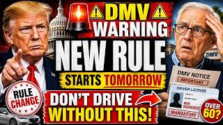🚨 DMV Warning for Over 60s New Rule Begins TOMORROW Don’t Drive Without This!