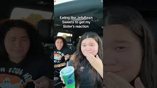 Eating like Jelly Bean Sweets to get my boyfriend reaction 😂#funnymoment #funny #comedy