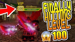 Kiraberry Warrior Sim Videos 9tube Tv - finally hitting level 100 in dungeon quest roblox