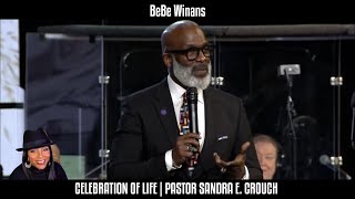 BeBe Winans sings at Pastor Sandra E. Crouch Celebration of Life Service