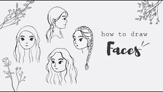 how i draw faces (easy!) // step by step drawing tutorial ✧˖° by itsvivieri