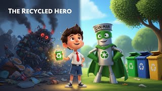 THE RECYCLED HERO 🦸‍♂️♻️ Be a Hero – Recycle Right! 💚
