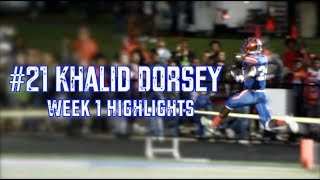 🔥🔥 BEASTMODE! D-1 COMMIT Khalid Dorsey 2017 Week 1 Football Highlights