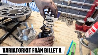 Monterar variator-kit från BilletX