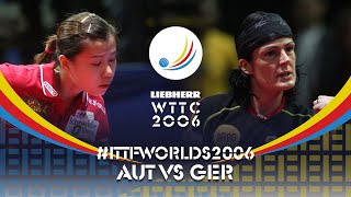 LI Qianbing vs  Nicole Struse  | 2006 World Table Tennis Championships (WT R16)