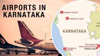 16 Airports In Karnataka | ಕರ್ನಾಟಕದ ವಿಮಾನ ನಿಲ್ದಾಣಗಳು | Types of Airports | International Airports