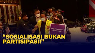 Aksi Protes Warnai Forum Diskusi Publik RKUHP: Sosialisasi Satu Arah, Tak Diberi Kesempatan