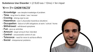 Substance Use Disorder Diagnosis
