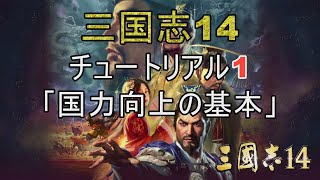 三国志14　チュートリアル1「国力向上の基本」