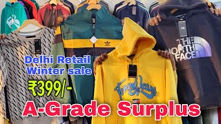 Cheapest Export Surplus Garments.₹399😱Multi Brand Store | All New Winter Jackets Hoodies Trending