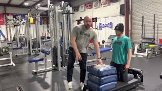 Explosive Mechanics Nordic Hamstring Curl Progression
