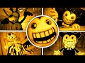 Out of the Ink Machine NEW Update - All Jumpscares + Ending (BATIM Mod)