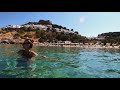 lindos beach rhodes greece 2021 4k