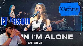 REACCIONO A THE WARNING - WHEN I'M ALONE - PEPSI CENTER