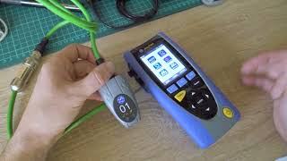 How to test M12, RJ45 profinet connections using TDR