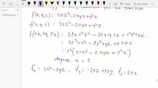 Multi variable calculus : - ( Eulers theorem ; Solving problems ) - 31.