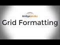 VDM - Grid Formatting