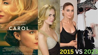 Carol movie cast now and then|| Carol movie cast before and after|| Waaoscenes