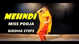 Mehndi | Lohri spl Punjabi Dance | Miss Pooja | Giddha Steps | Punjabi Dance