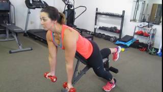 Bonnie Incline Bench Hanging Curl