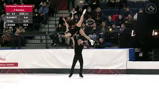 Lia Pereira and Trennt Michaud FS 2025 Canadian National Skating Championships