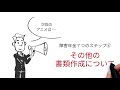 【アニメ】障害年金までの７つのステップ⑤：病歴・就労状況等申立書の作成