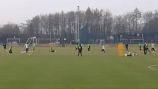 Spiel 4+2 gegen 4+2 im Gladbach Training