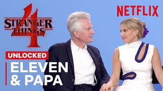 Stranger Things 4 | Millie Bobby Brown and Matthew Modine on Eleven and Papa | Netflix Geeked