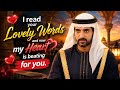 I read your lovely words and now my heart is beating for you|today English poems| #fazzastyle #fazza