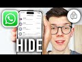How To Hide Locked Chats On WhatsApp - Step By Step