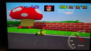 マリオカート64マリオサーキット　1:17·89　久々に1分17秒台！！