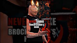 never shake Brock Lesnar hand🤝🚫#shorts #viral #shortsfeed #ytshorts#brocklesnar